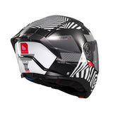 MT Atom 2 Strange Motorcycle Helmet - Black