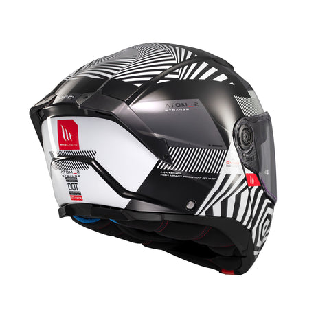 MT Atom 2 Strange Motorcycle Helmet - Black