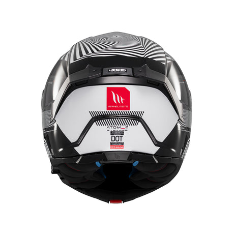 MT Atom 2 Strange Motorcycle Helmet - Black