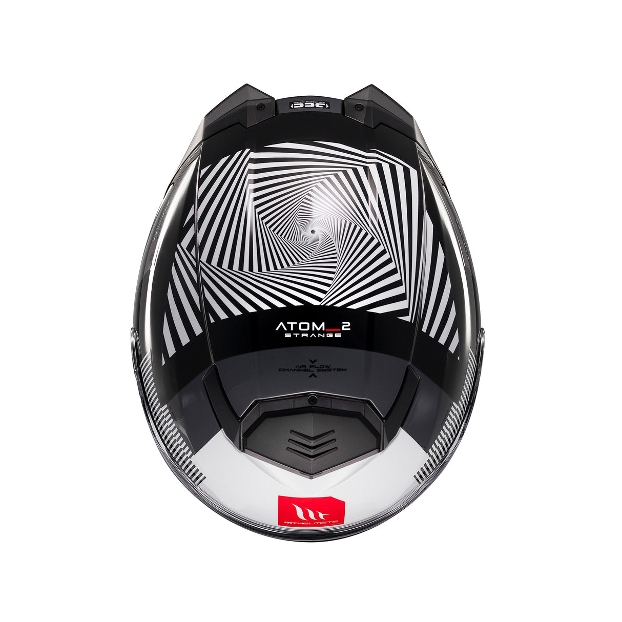 MT Atom 2 Strange Motorcycle Helmet - Black