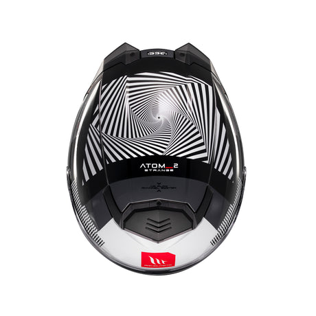 MT Atom 2 Strange Motorcycle Helmet - Black