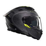 MT Atom 2 Destiny Motorcycle Helmet - Black Fluo