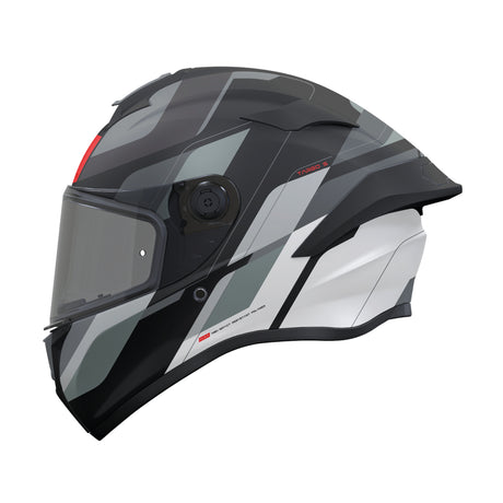 MT Targo S Blaster Motorcycle Helmet - Grey