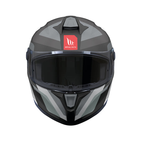 MT Targo S Blaster Motorcycle Helmet - Grey