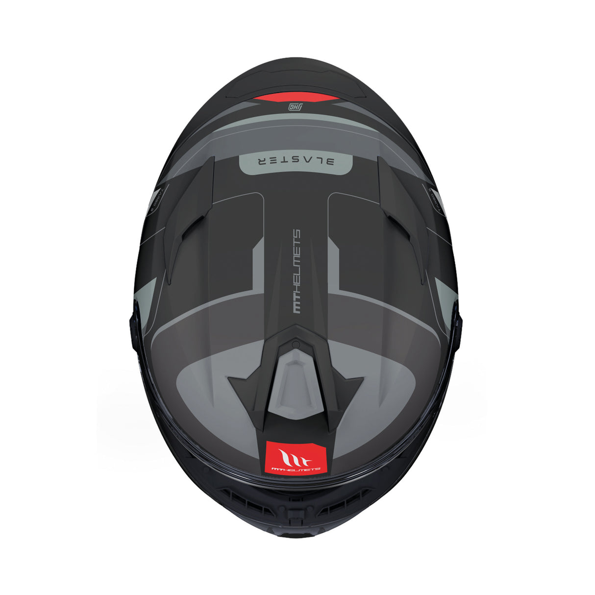 MT Targo S Blaster Motorcycle Helmet - Grey