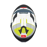 MT Targo S Blaster Motorcycle Helmet - Blue Fluo