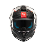 MT Targo S Brik Motorcycle Helmet - Black White