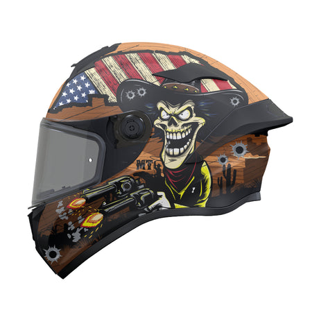 MT Targo S West Motorcycle Helmet - Sand