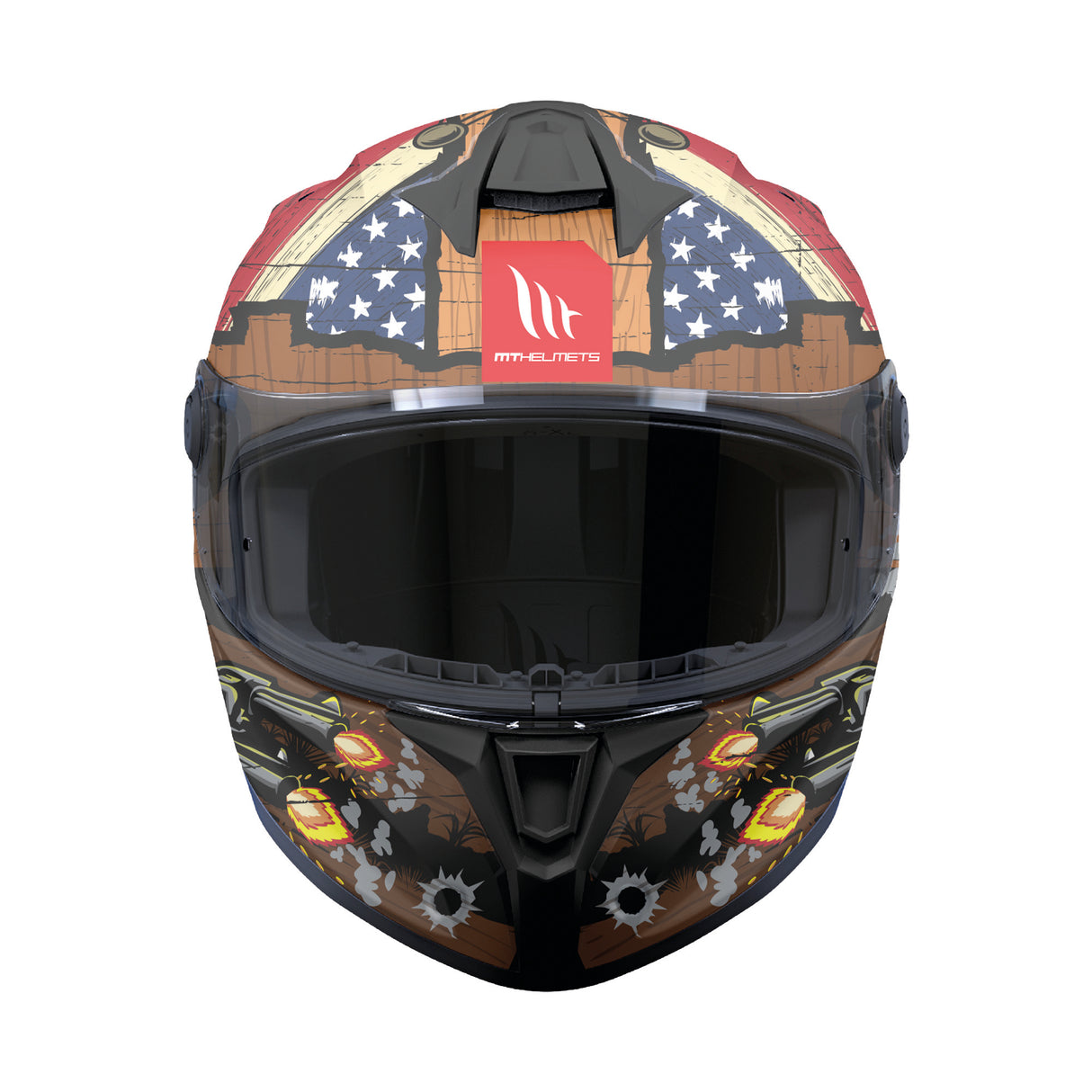 MT Targo S West Motorcycle Helmet - Sand