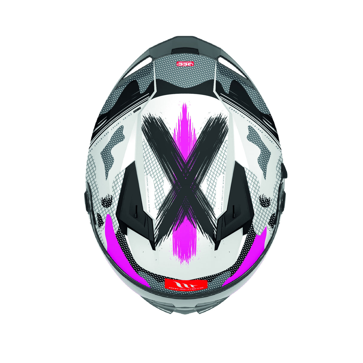MT Braker Crossover Motorcycle Full Face Helmet - Pink