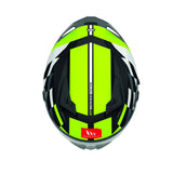 MT Braker Foster Motorcycle Full Face Helmet - Fluo