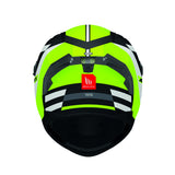 MT Braker Foster Motorcycle Full Face Helmet - Fluo