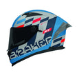 MT Braker Foster Motorcycle Helmet - Blue