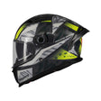 MT Braker Fury Motorcycle Helmet - Fluo