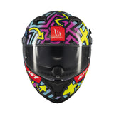 MT Braker Crazy Teddy Motorcycle Full Face Helmet