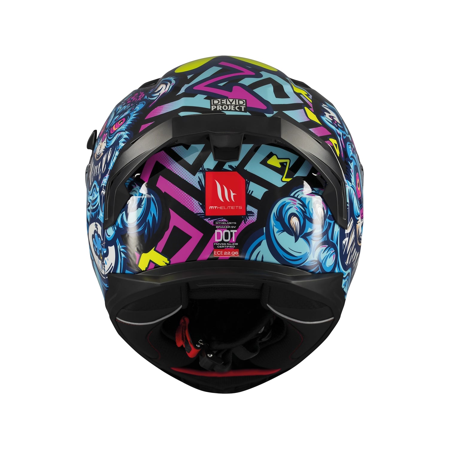 crazy motorcycle helmets uk MT Braker Crazy Teddy Motorcycle Full Face Helmet – Rider