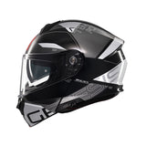 MT Genesis Atempo Motorcycle Helmet - Black