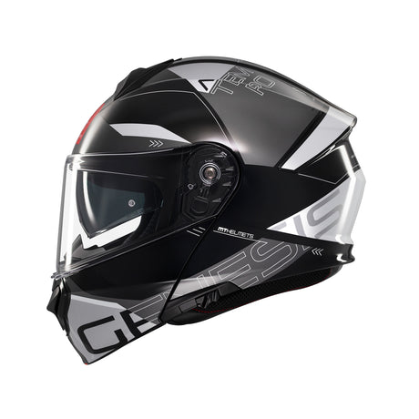 MT Genesis Atempo Motorcycle Helmet - Black