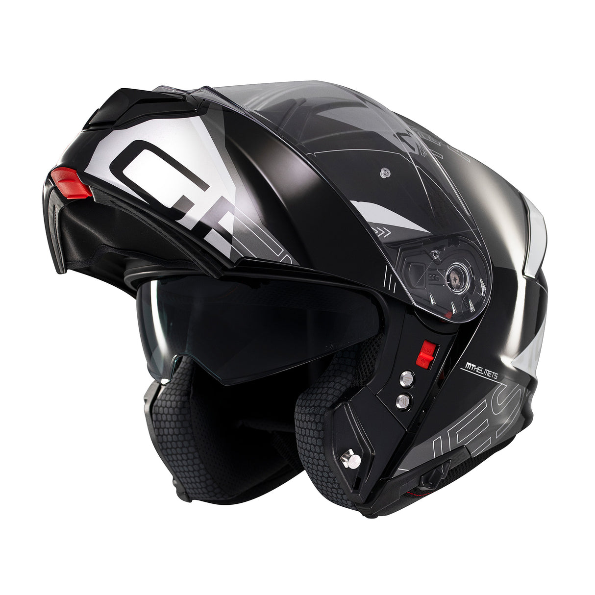 MT Genesis Atempo Motorcycle Helmet - Black