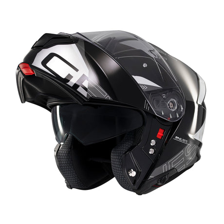MT Genesis Atempo Motorcycle Helmet - Black