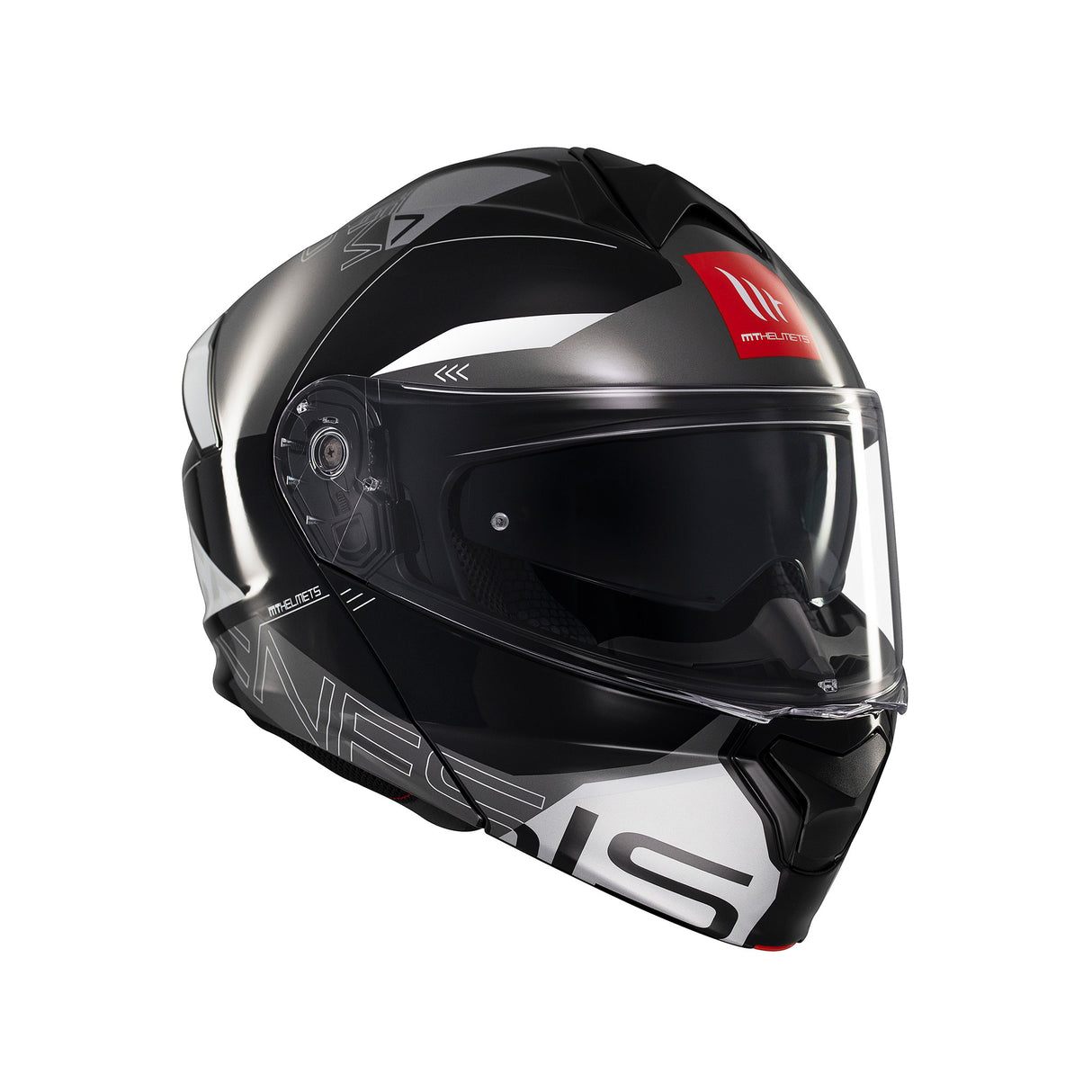 MT Genesis Atempo Motorcycle Helmet - Black