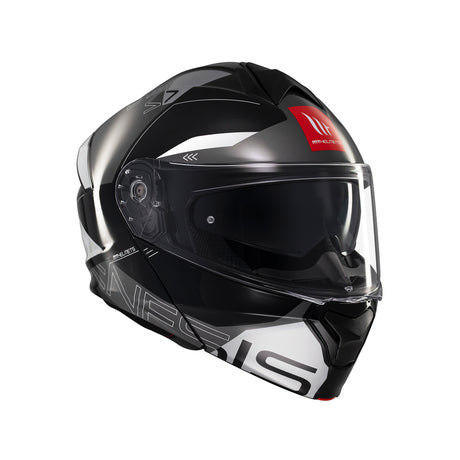 MT Genesis Atempo Motorcycle Helmet - Black