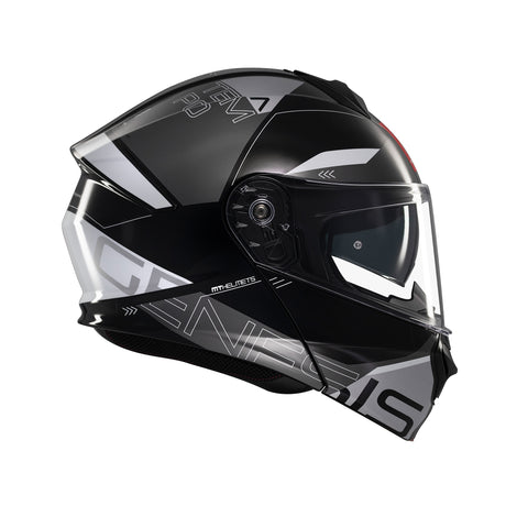 MT Genesis Atempo Motorcycle Helmet - Black
