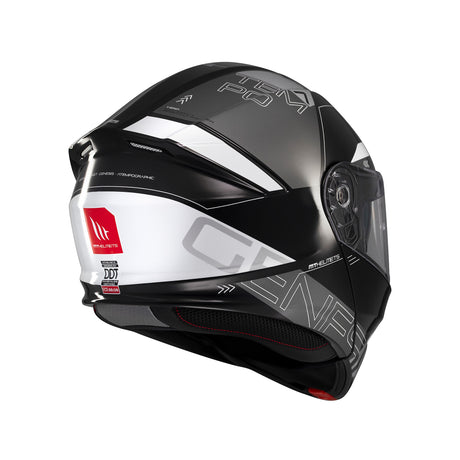 MT Genesis Atempo Motorcycle Helmet - Black
