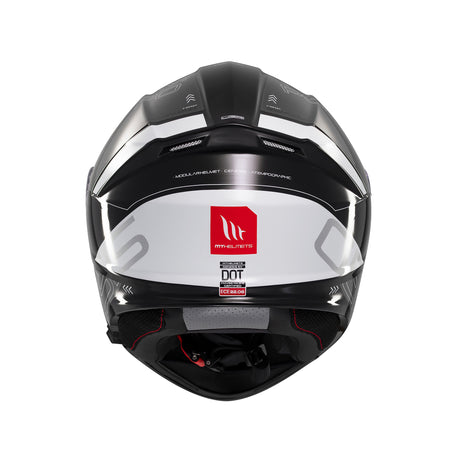 MT Genesis Atempo Motorcycle Helmet - Black
