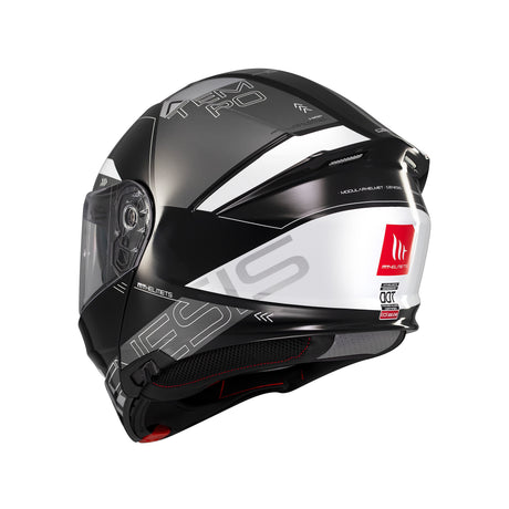 MT Genesis Atempo Motorcycle Helmet - Black