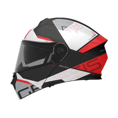 MT Genesis Atempo Motorcycle Flip Front Helmet - Red