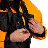 Oxford Rainseal Motorcycle Waterproof Oversuit - Black Orange