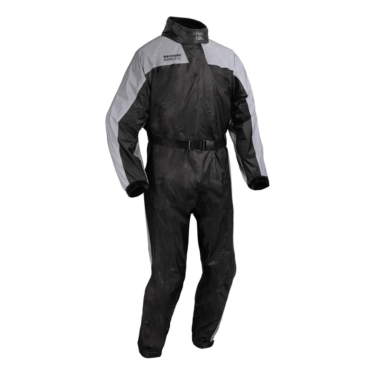 Oxford Rainseal Motorcycle Waterproof Oversuit - Bright Black