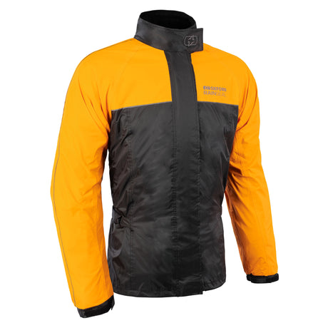 Oxford Rainseal Motorcycle Over Jacket Waterproof - Black Orange