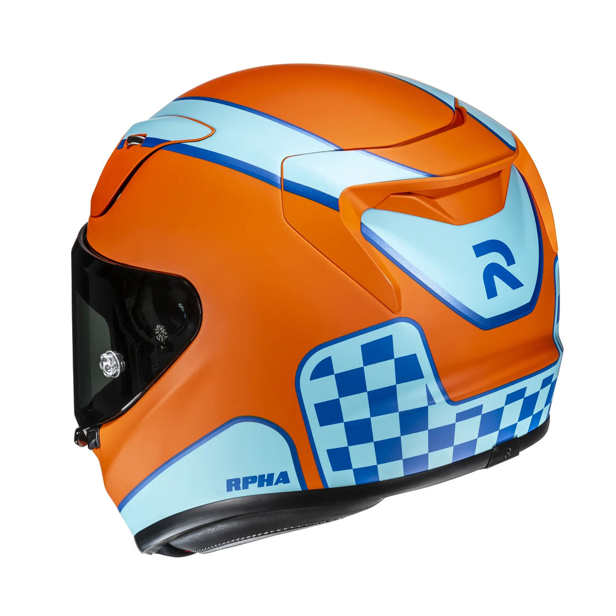 HJC RPHA 12 Respon Motorcycle Full Face Helmet Blue Orange