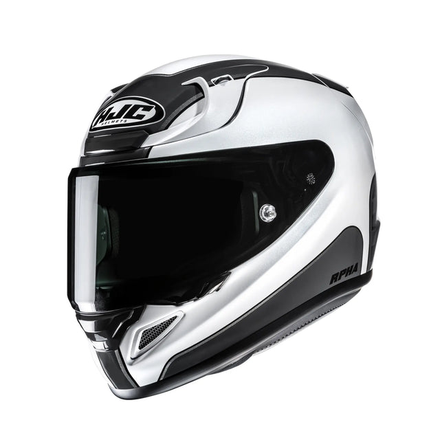 HJC RPHA 12 Respon Motorcycle Full Face Helmet Black White