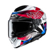 HJC RPHA 72 Goldy Motorcycle Full Face Helmet White Blue Red