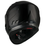 Simpson Venom Solid Gloss Black Motorcycle Helmet