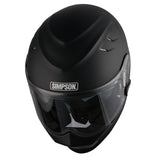 Simpson Venom Solid Matt Black Motorcycle Helmet