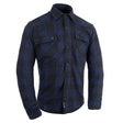 Oxford Kickback 3.0 Armoured Mens Shirt Navy