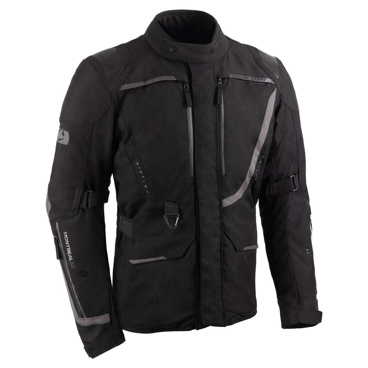 Oxford Montreal 5.0 Dry2Dry Men's Motorcycle Jacket Stealth Black