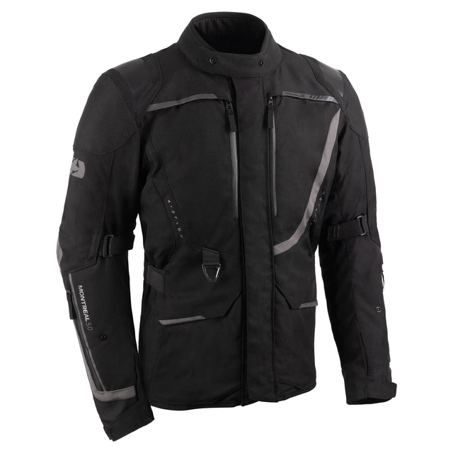 Oxford Montreal 5.0 Dry2Dry Men's Motorcycle Jacket Stealth Black