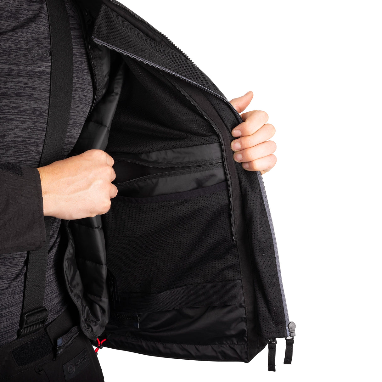 Oxford Hinterland 2.0 Dry2Dry Trilaminate Men’s Motorcycle Jacket - Black