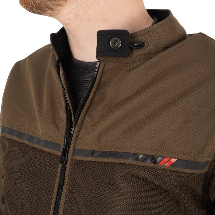 Oxford Arizona 2.0 Air Men's Mesh Motorcycle Jacket Brown