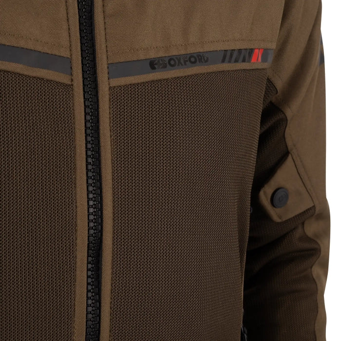 Oxford Arizona 2.0 Air Men's Mesh Motorcycle Jacket Brown