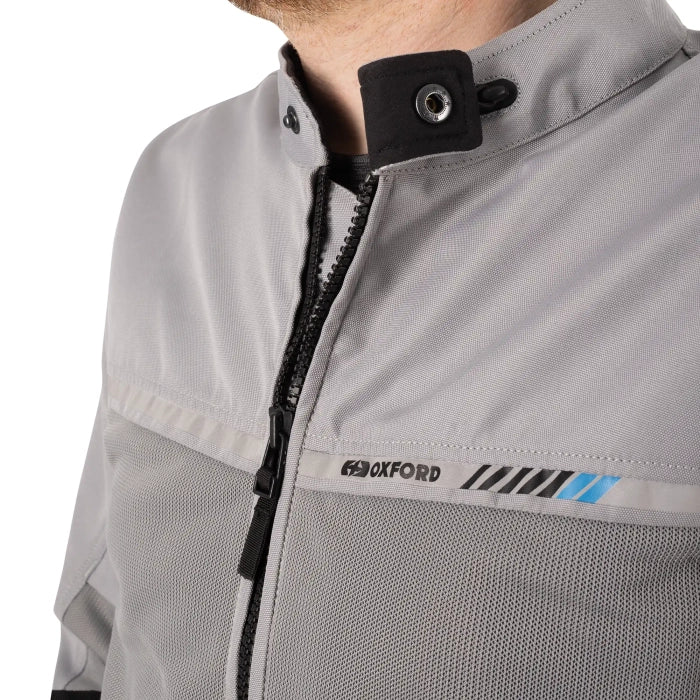 Oxford Arizona 2.0 Air Men's Mesh Motorcycle Jacket Grey
