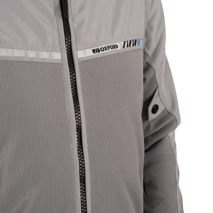 Oxford Arizona 2.0 Air Men's Mesh Motorcycle Jacket Grey