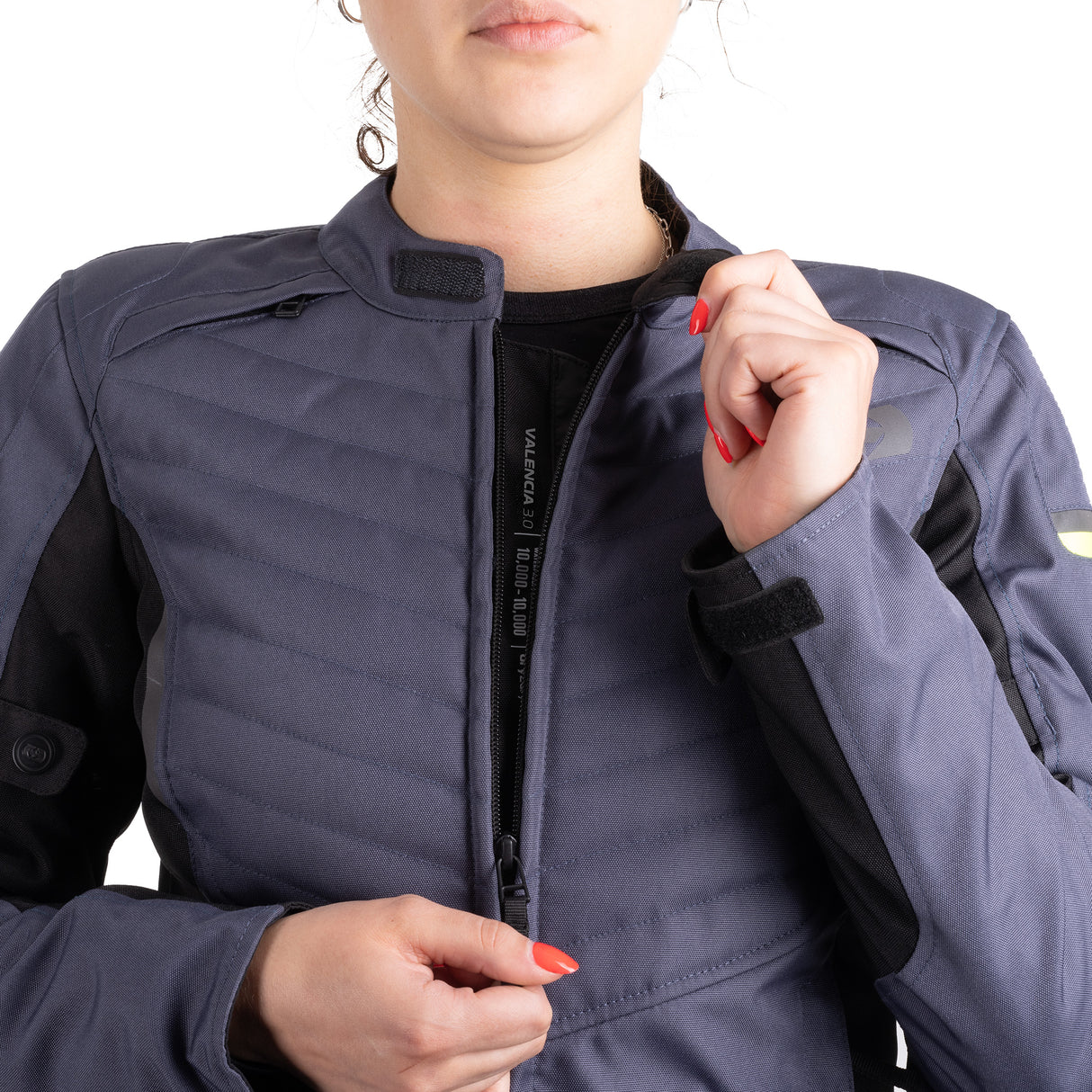 Oxford Valencia D2D 3.0 Ladies Motorcycle Jacket Grey Black