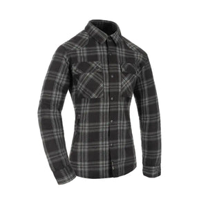 Oxford Kickback 3.0 Armoured Motorcycle Ladies Shirt Grey
