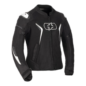 Oxford Omega 1.0 Air Ladies Motorcycle Mesh Jacket - Black/White